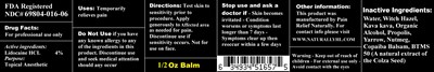 Principal Display Panel (2 Ounce Lidocaine Rub)